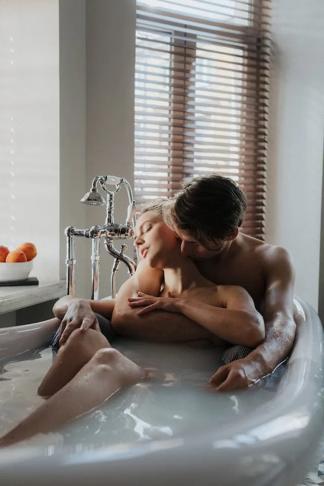 Consider A Fall-Themed Milk Bath Photoshoot for Fall Couple Photoshoot Ideas