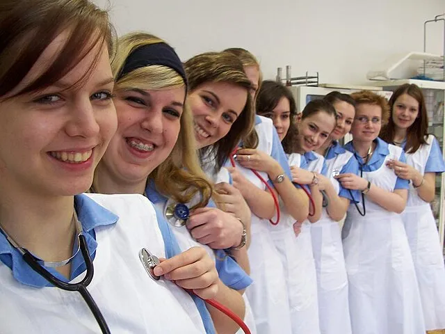 Have a group photoshoot with your friends pose for Nurse Graduation Photoshoot